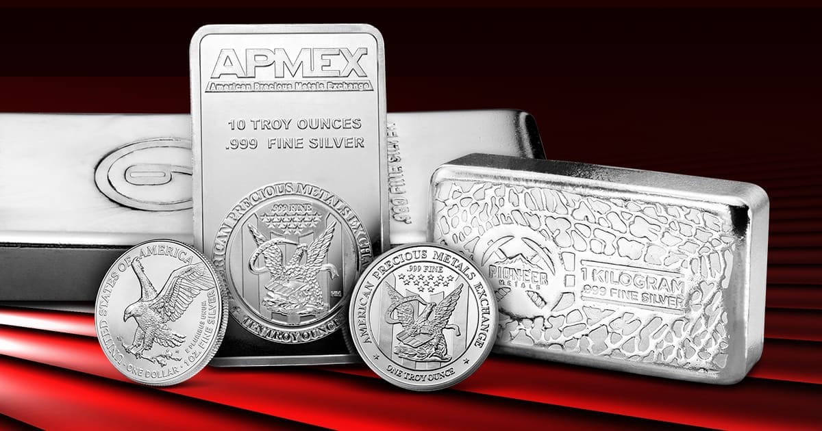 Buy Silver Bullion Bars & Coins Online | Bullion Mart