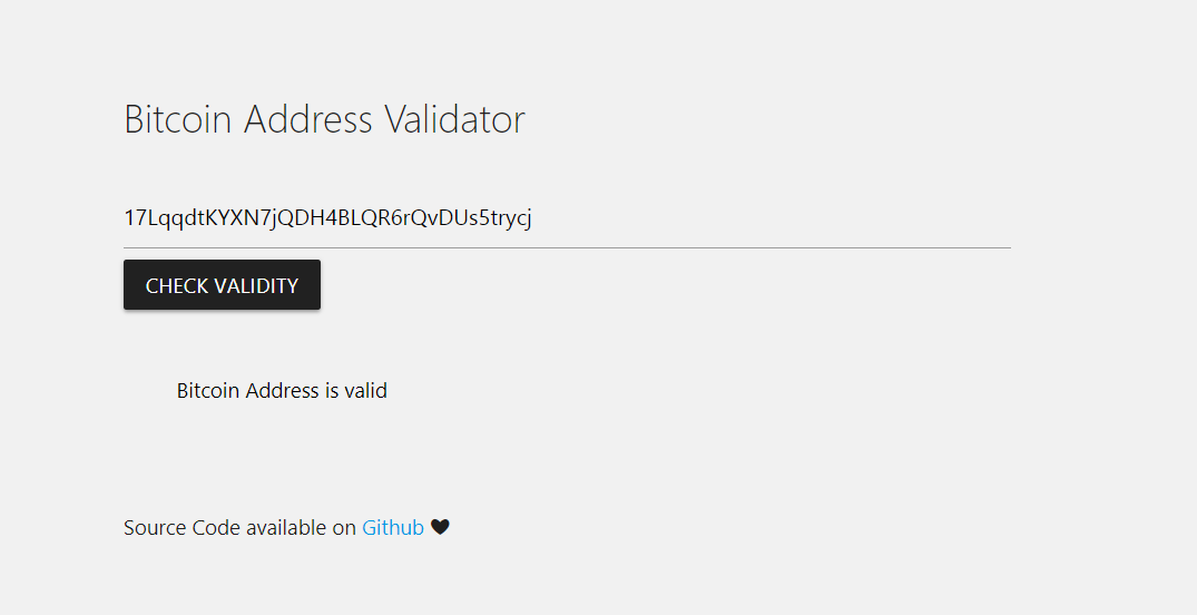 Validate a Bitcoin address | Thomas Vanhoutte