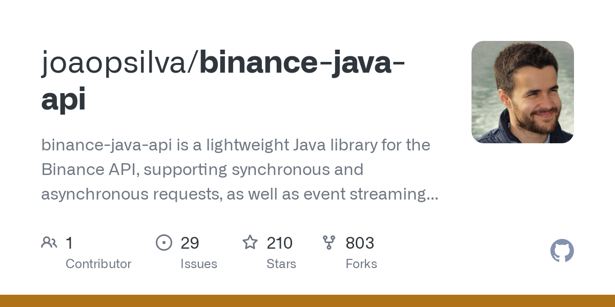 Best design for a Java Bot - Spot/Margin API - Binance Developer Community