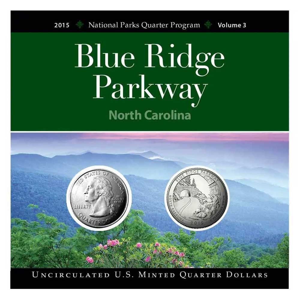 1/4 dollar - Blue Ridge Parkway, USA - Coin value - 1001fish.ru