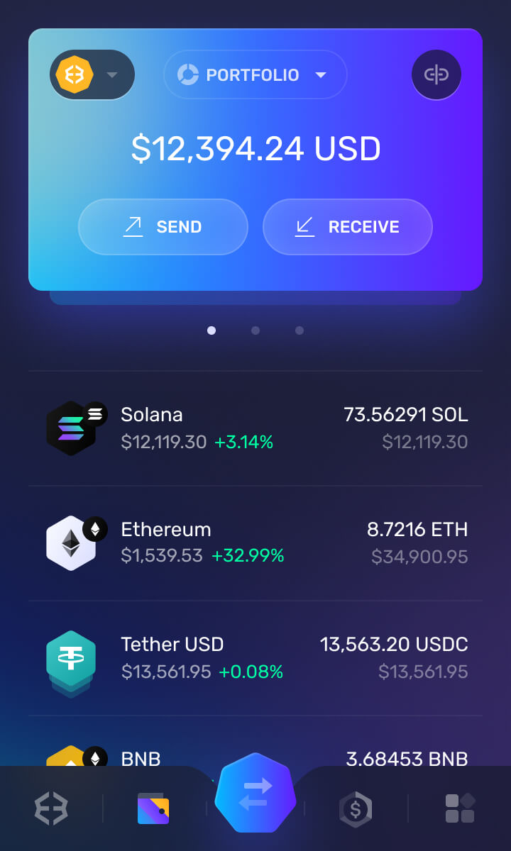 ‎Crypto wallet – Bitcoin & USDT on the App Store