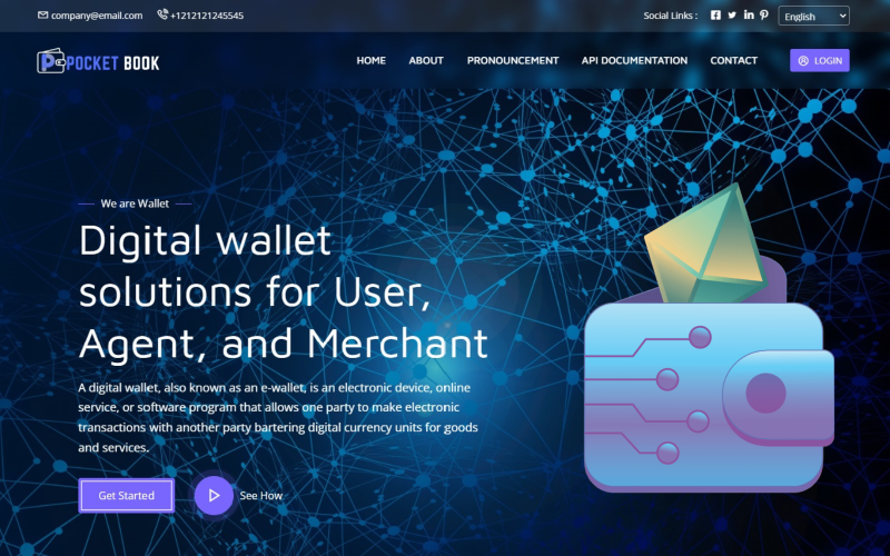 Free Crypto Wallet Dashboard Web Template PSD + Sketch - PsFiles