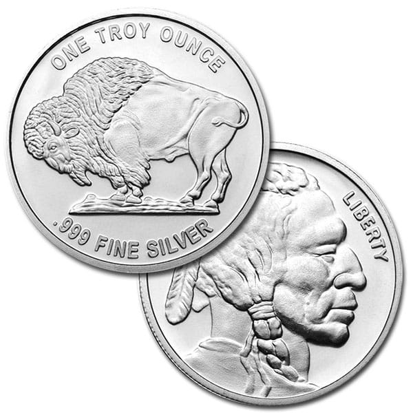 Radial Buffalo 1 oz Silver Round (New) - Hero Bullion