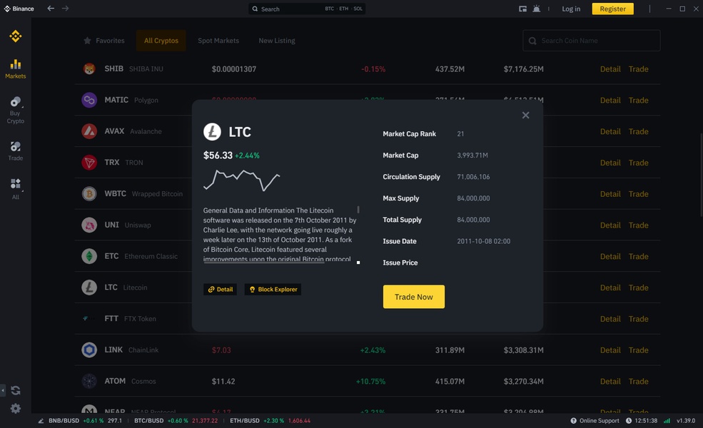 Binance Free Download for Windows 10, 11, 7 (32 / bit)