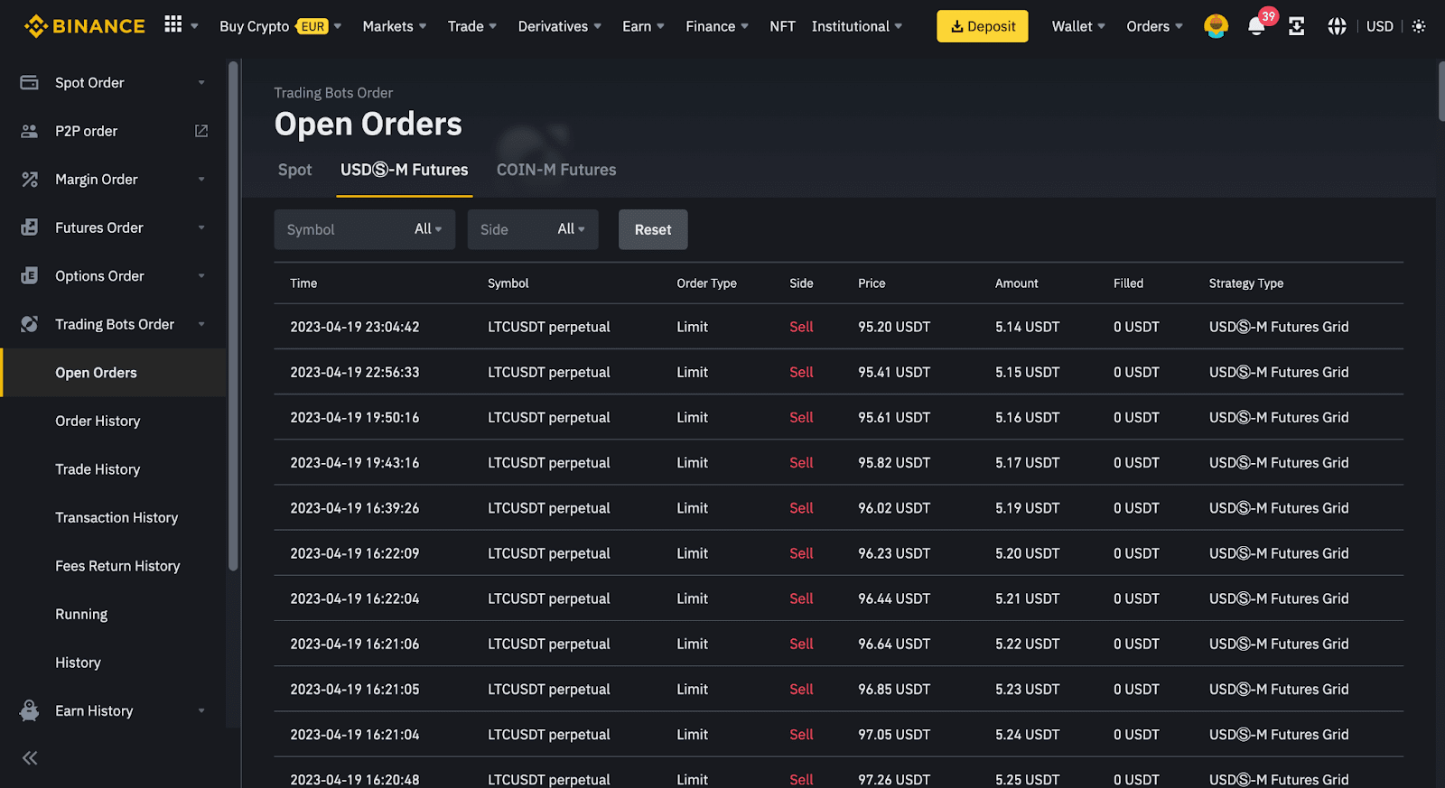 Binance Trading Bot