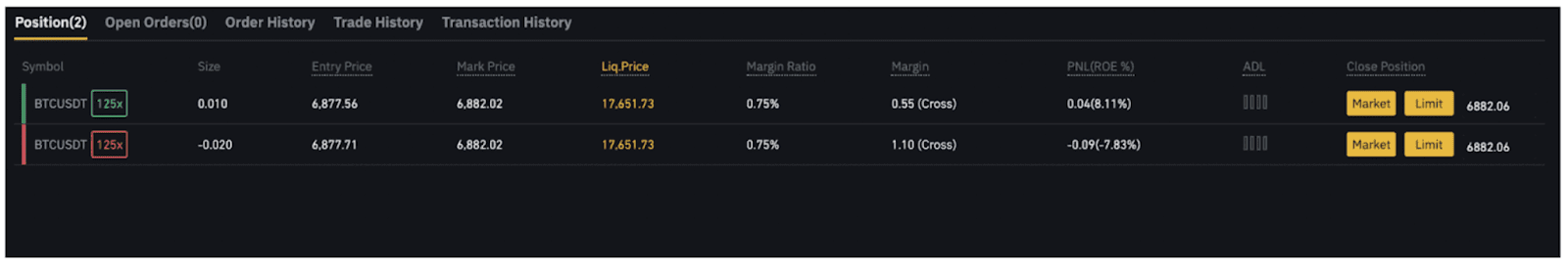 CLI Binance liquidation calculation formula · GitHub