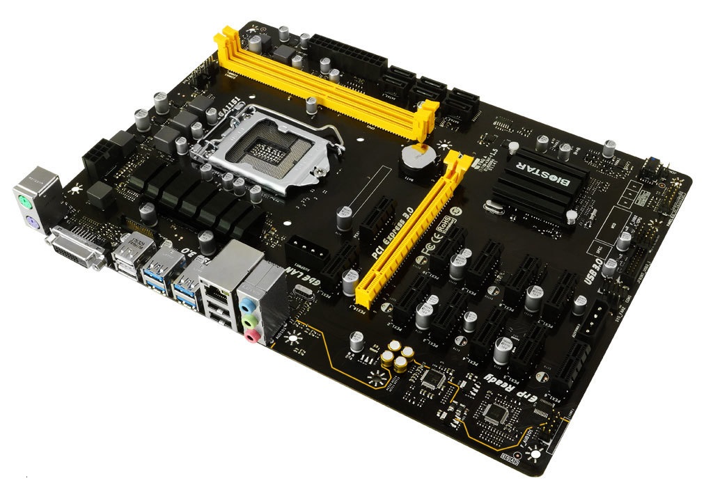 Biostar Goes Mining: New TBBTC PRO Motherboard and RX D Mining GPU