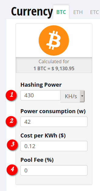 Bitcoin Mining Calculator | 1001fish.ru