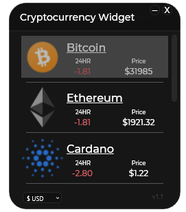 ‎Bitcoin & Crypto Price Widget on the App Store