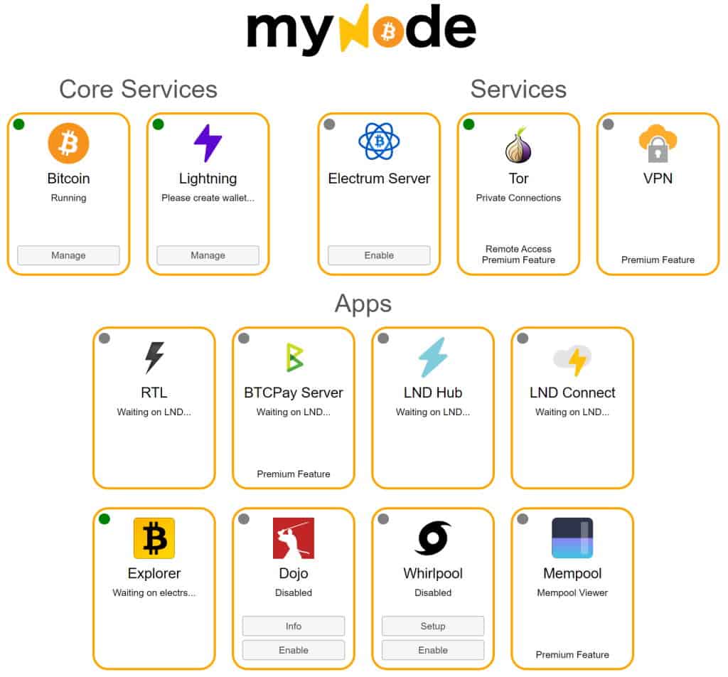 MyNode - Run Bitcoin, Lightning, and more!