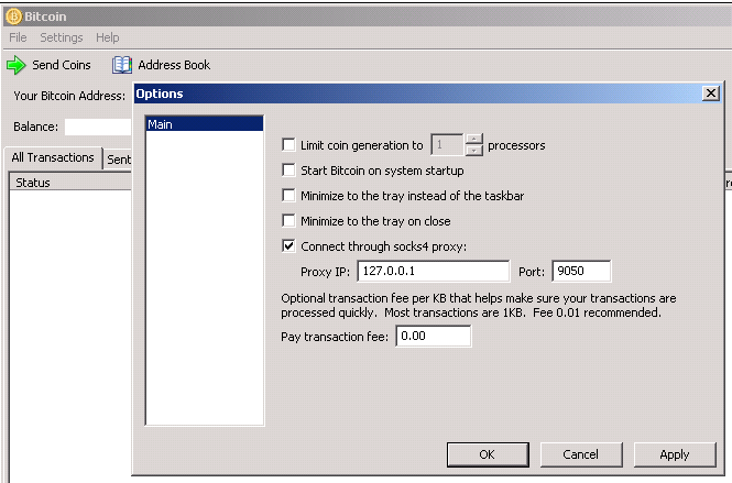 Risks and considerations for bitcoin transactions - Support - Tor Project Forum