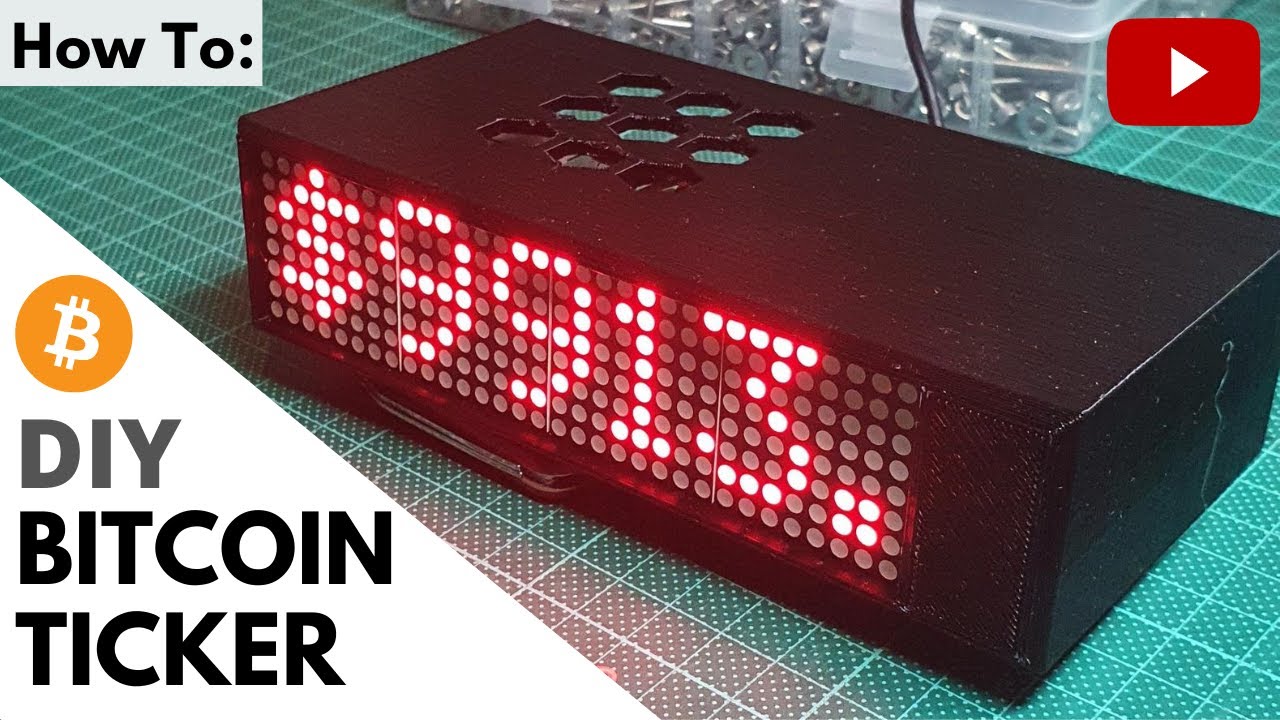 Bitcoin Price Ticker Display WiFi | MoonFlier