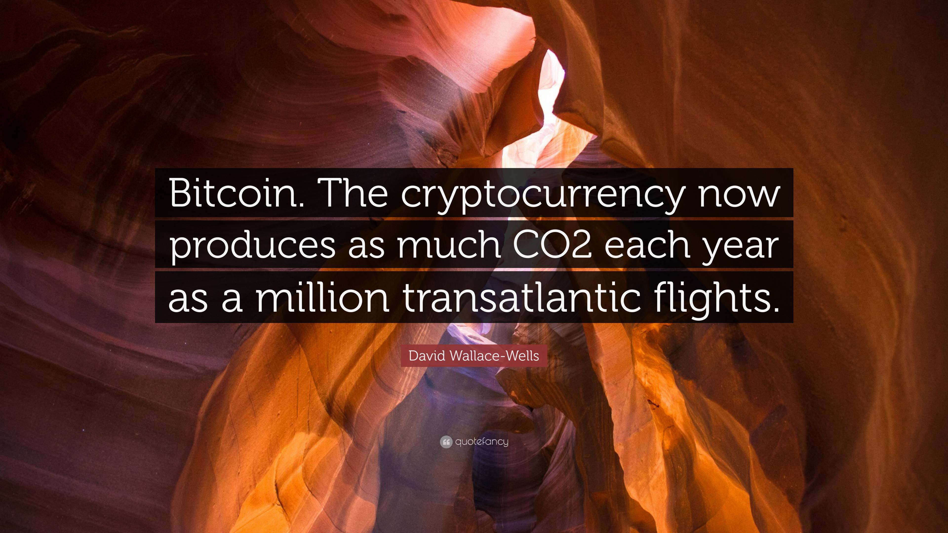 Bitcoin's Annual Carbon Footprint Is Equal to One Million Transatlantic Flights