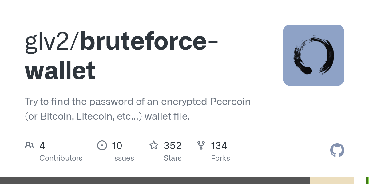 bitcoin-bruteforce · GitHub Topics · GitHub