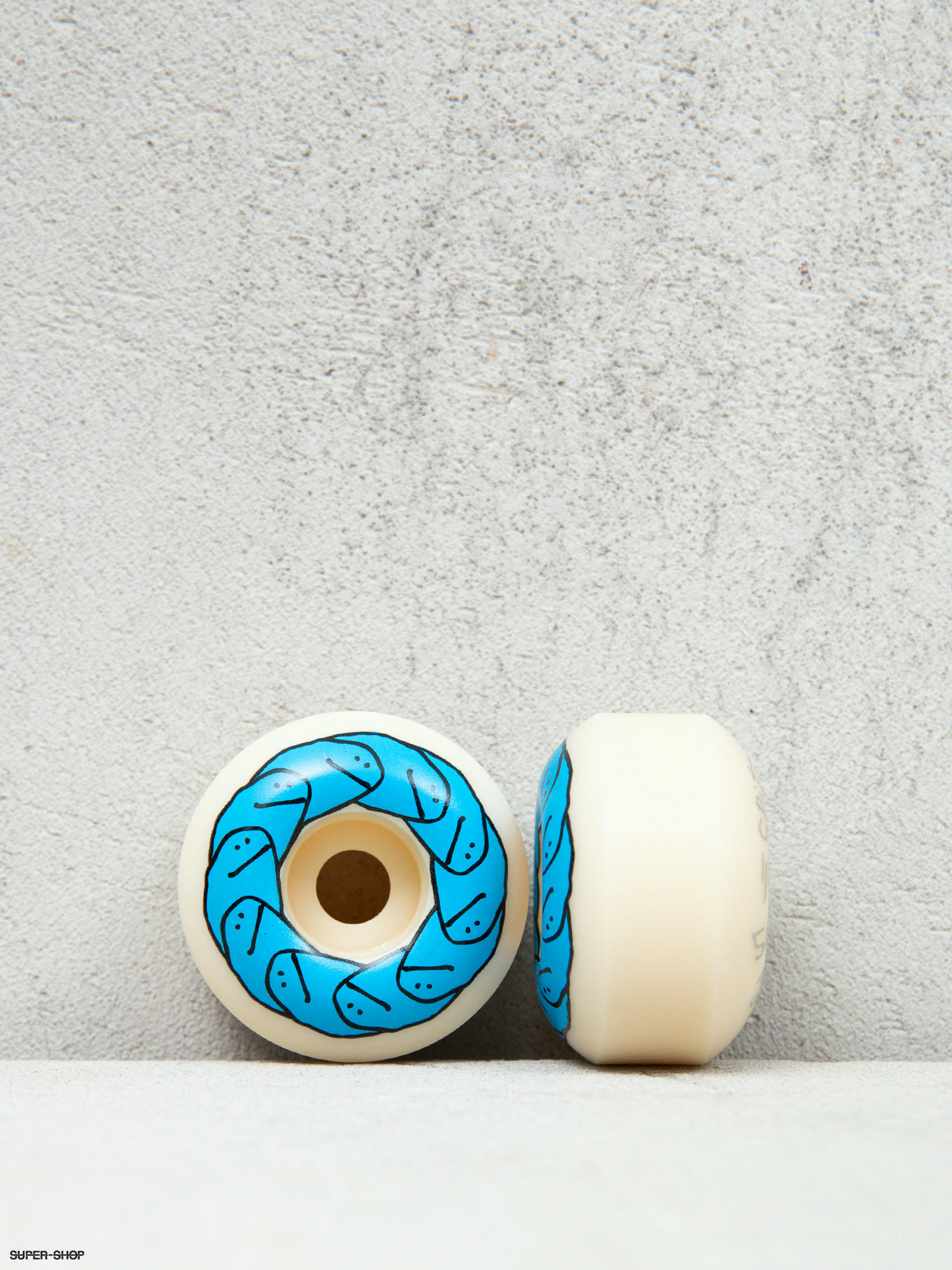 Spitfire F4 99D Classic Gonz Shmoo Wheels (white/blue)