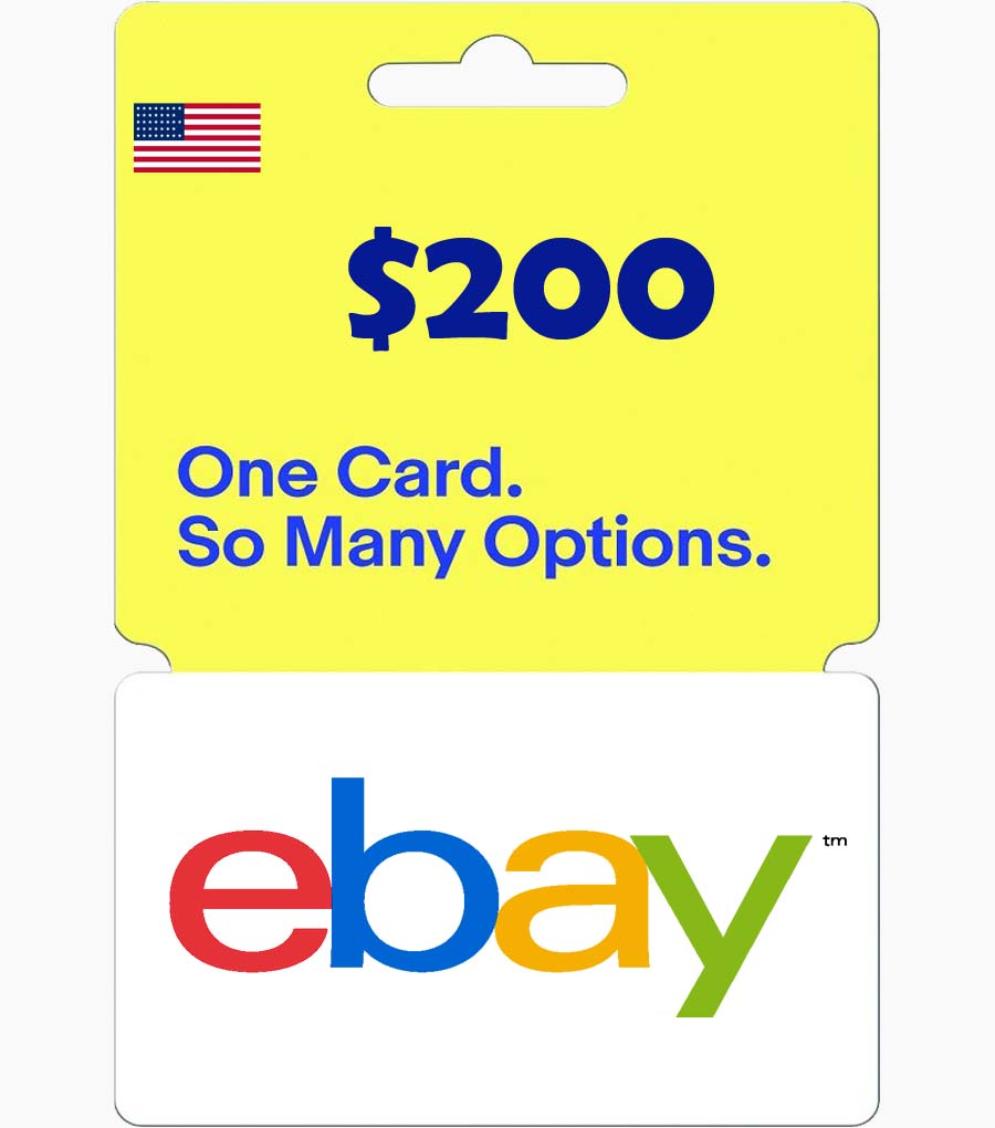 Buy eBay gift cards in Retail Stores