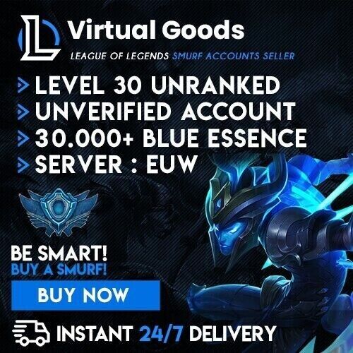 Buy LoL Level 30 Accounts - Accounts Of Legends