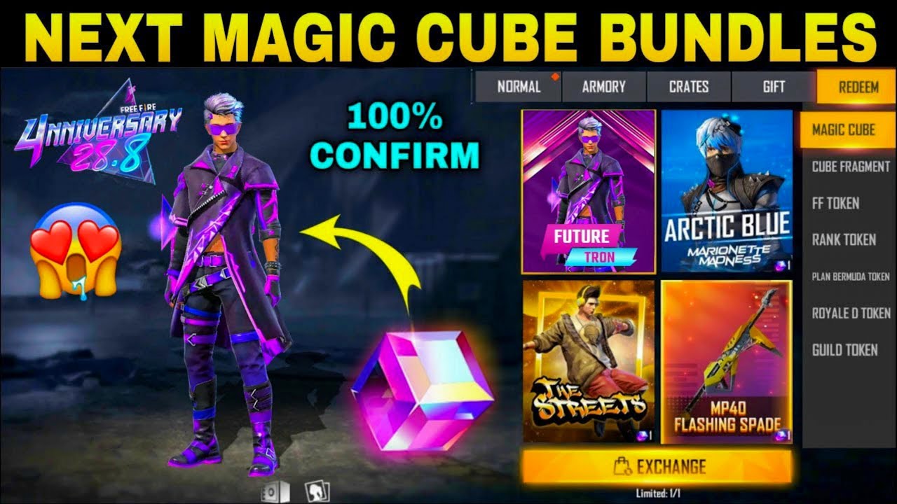 Free Fire Magic Cube Store New Bundles - OB42 Update - Free Fire Booyah!