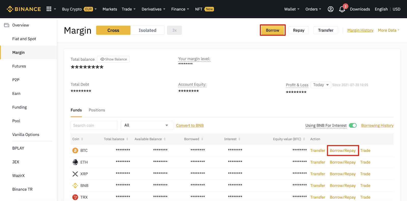 How to Borrow and Repay Crypto Loans on Binance