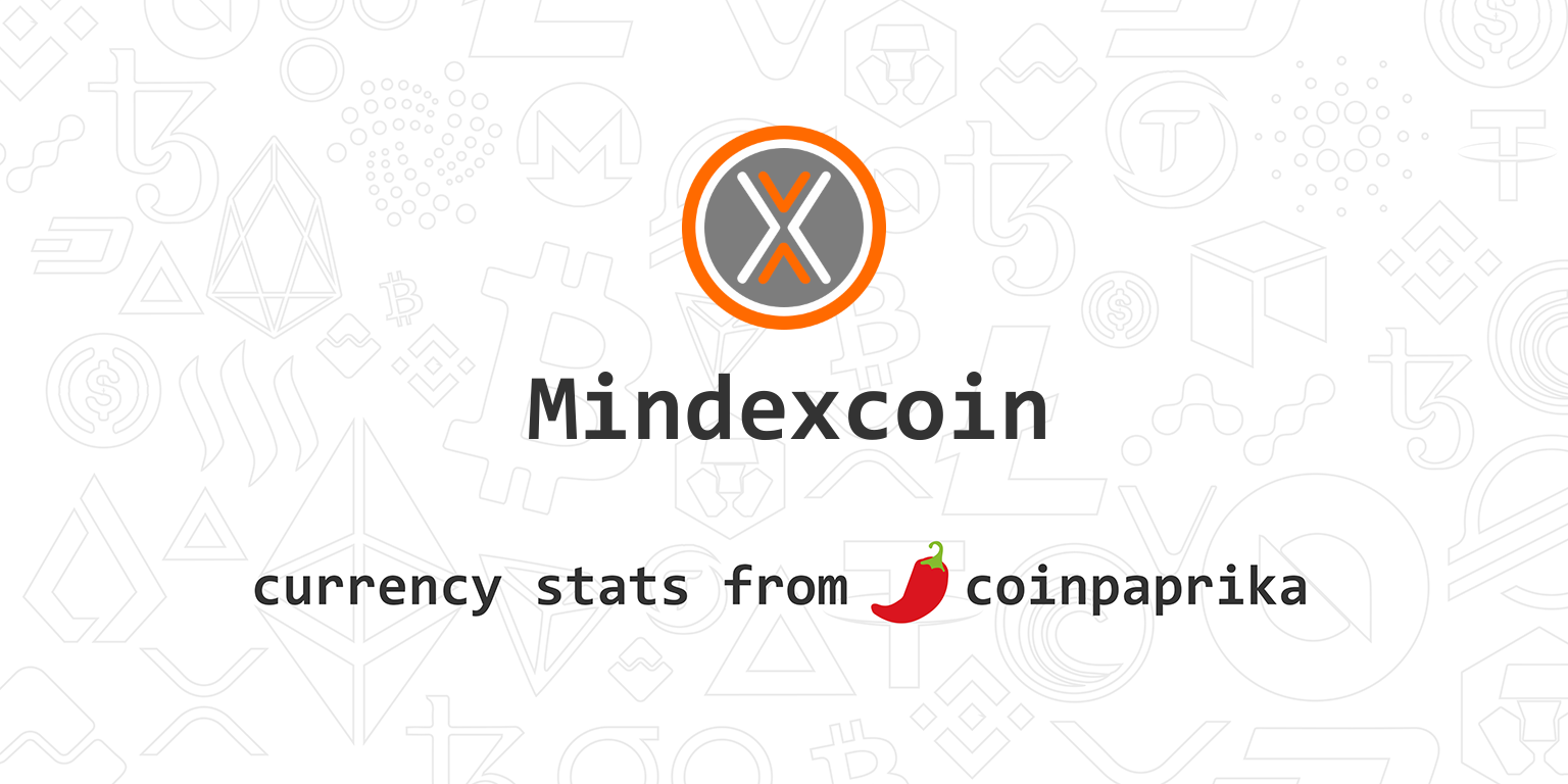 Mindexcoin Price Today - MIC to US dollar Live - Crypto | Coinranking