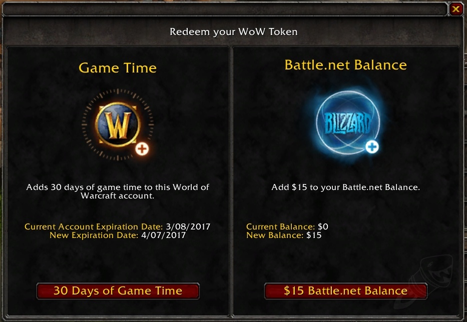 WoWTokenPrices - Price and History Tracker