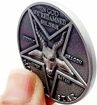 $5 Angels & Demons - Lucifer 2oz Silver Antique Coin | Direct Coins