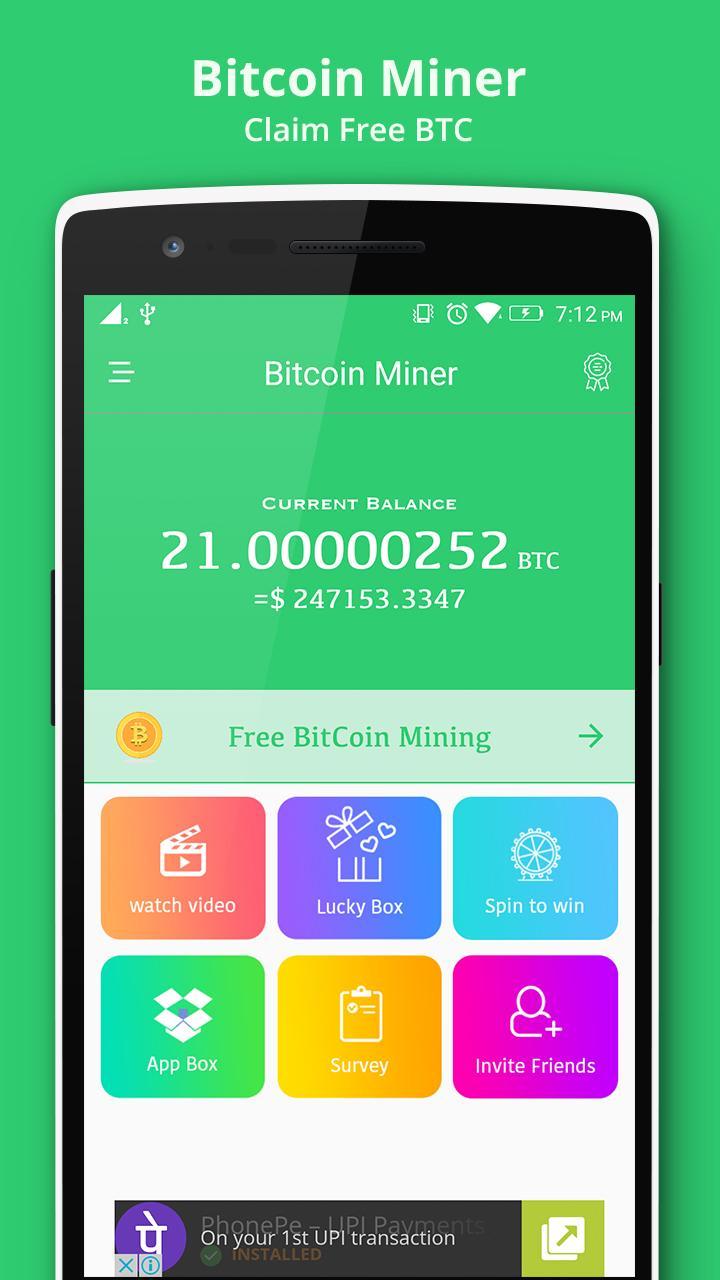 BTC Server Miner- Bitcoin Mine for Android - Download