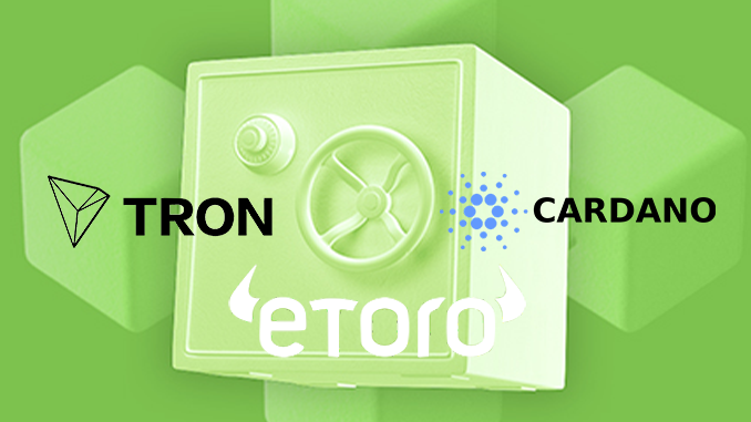 eToro to Offer Staking Rewards for Holders of TRON and Cardano - CoinDesk