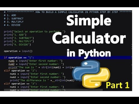 Calculator Program in Python