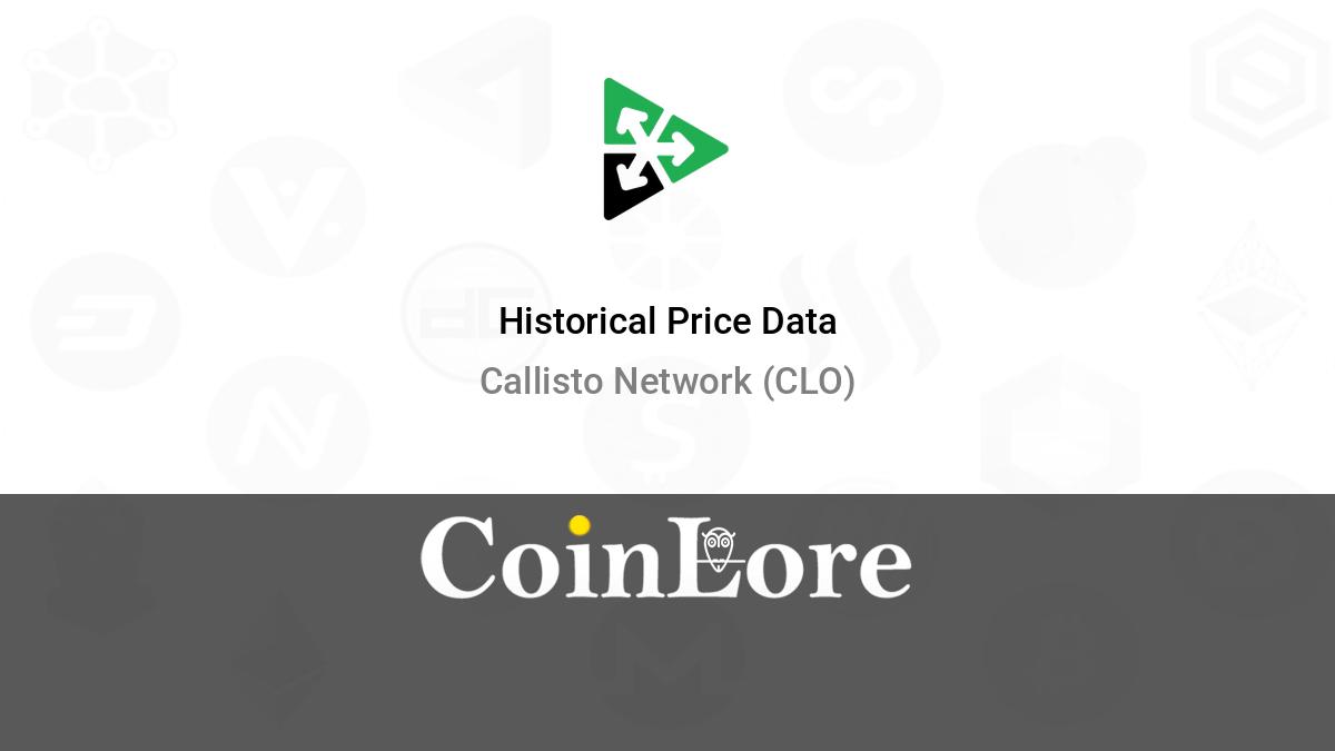 Callisto Enterprise (CLOE) live coin price, charts, markets & liquidity