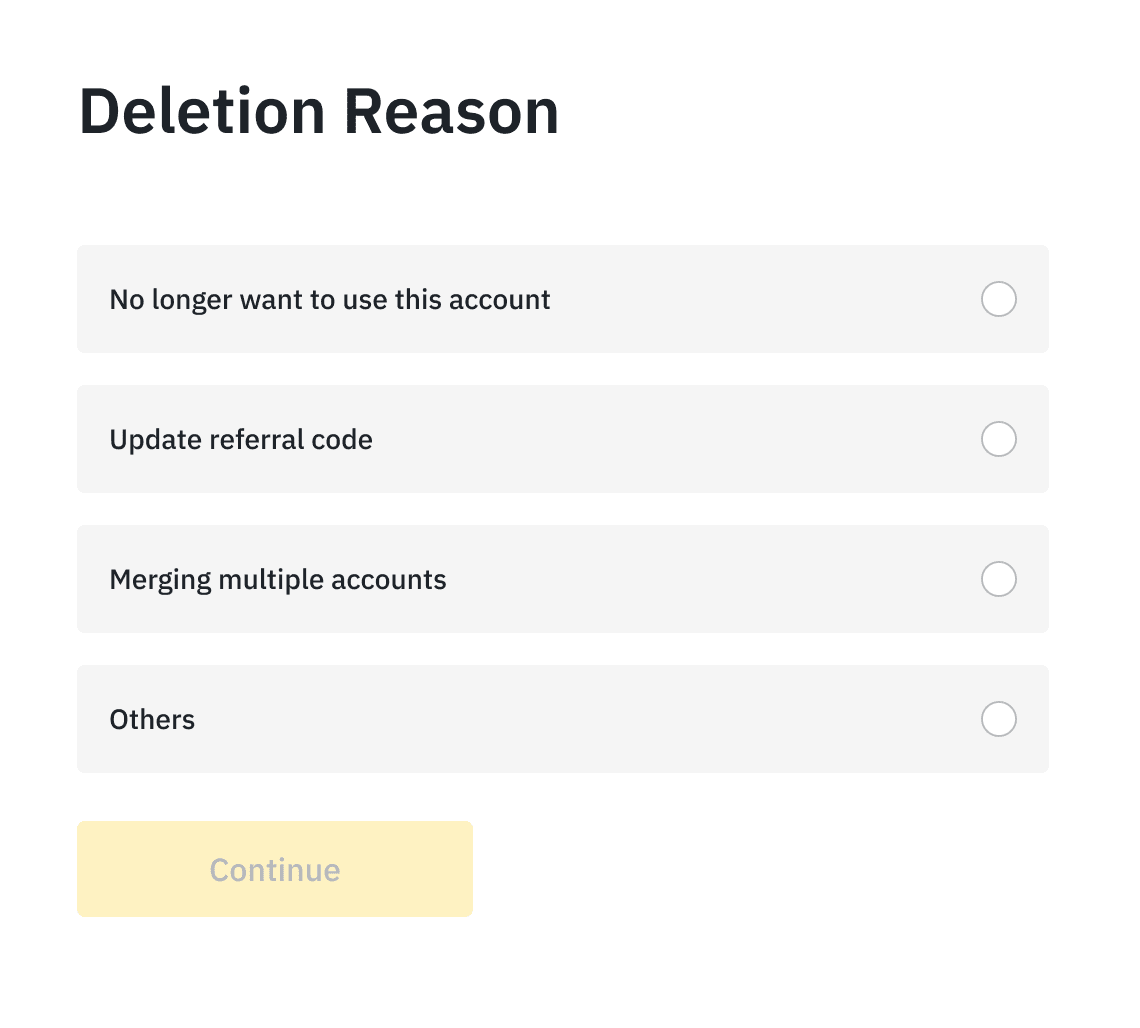 How to Delete Your Binance Account - Followchain