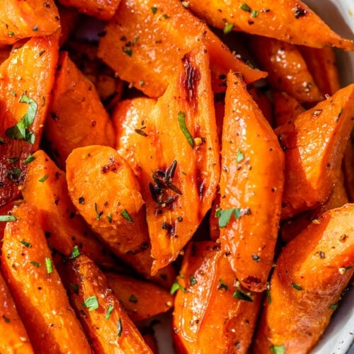 Garlic Butter Roasted Carrots