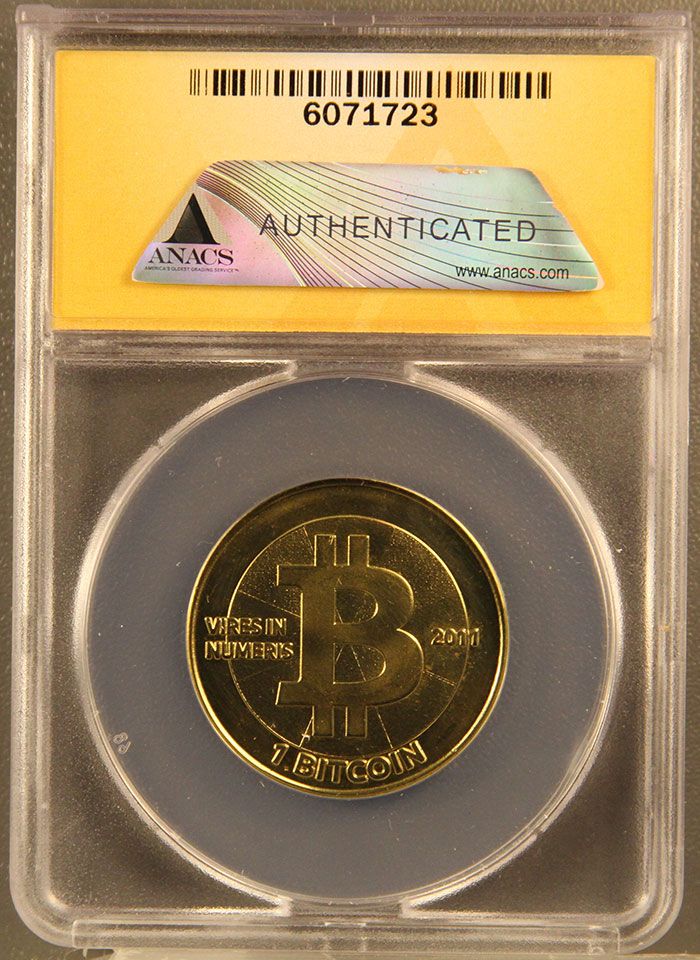 File:Three 1 BTC Casascius 