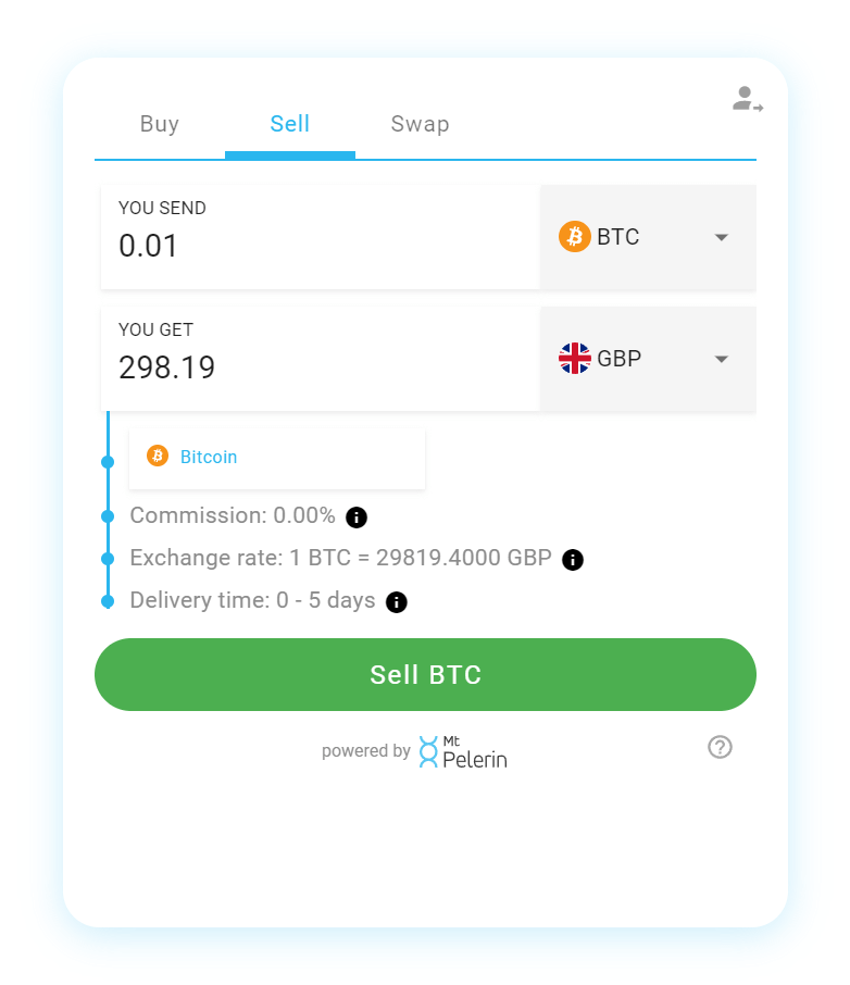 BTC to GBP | Sell Bitcoin in the UK