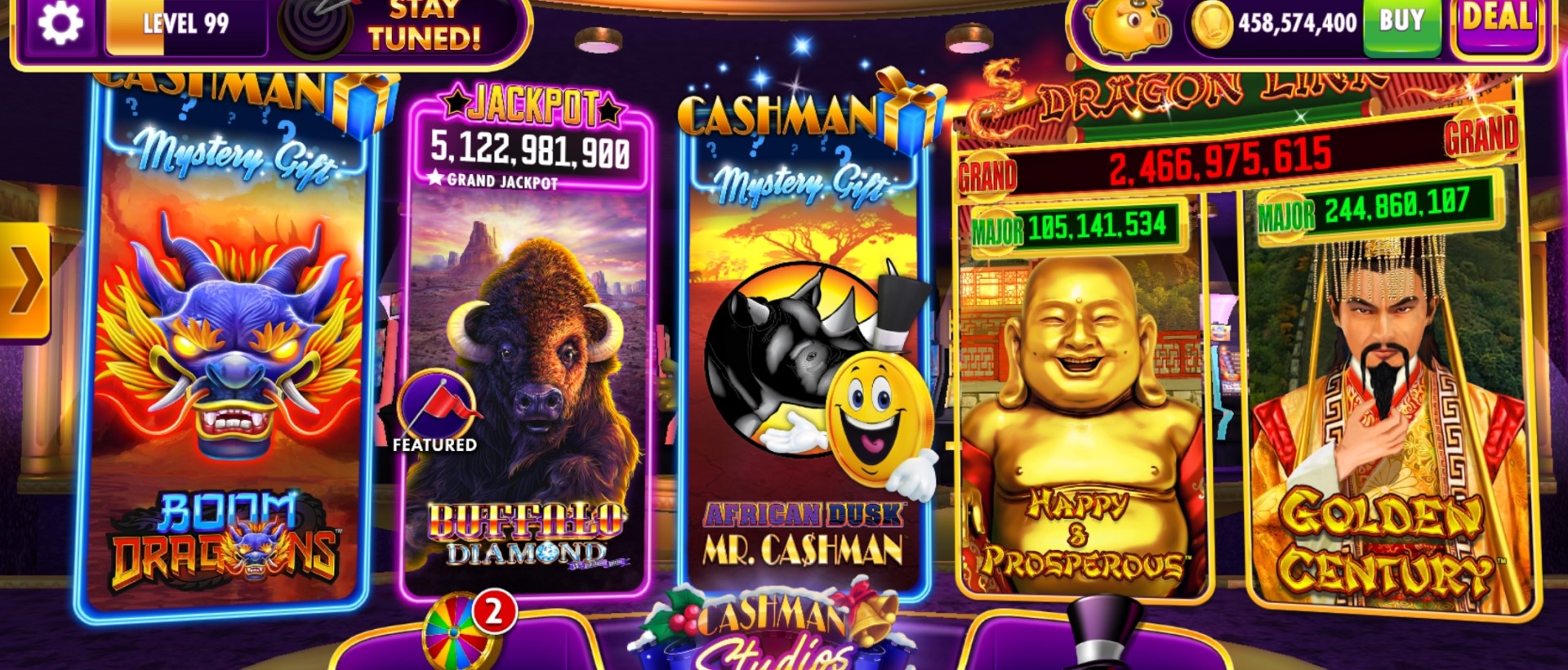 Cashman Casino 21,+ Free Coins