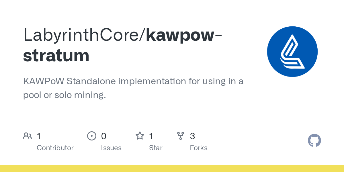 GitHub - NeoxaChain/kawpow-pool