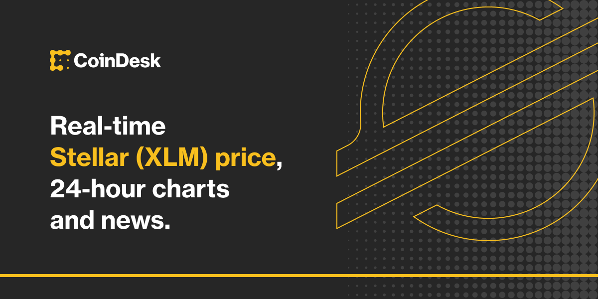 Stellar Price | XLM Live Price Index and Chart- CoinDesk