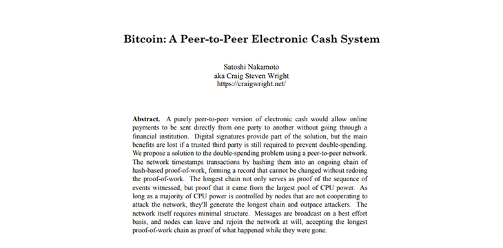 Bitcoin White Paper