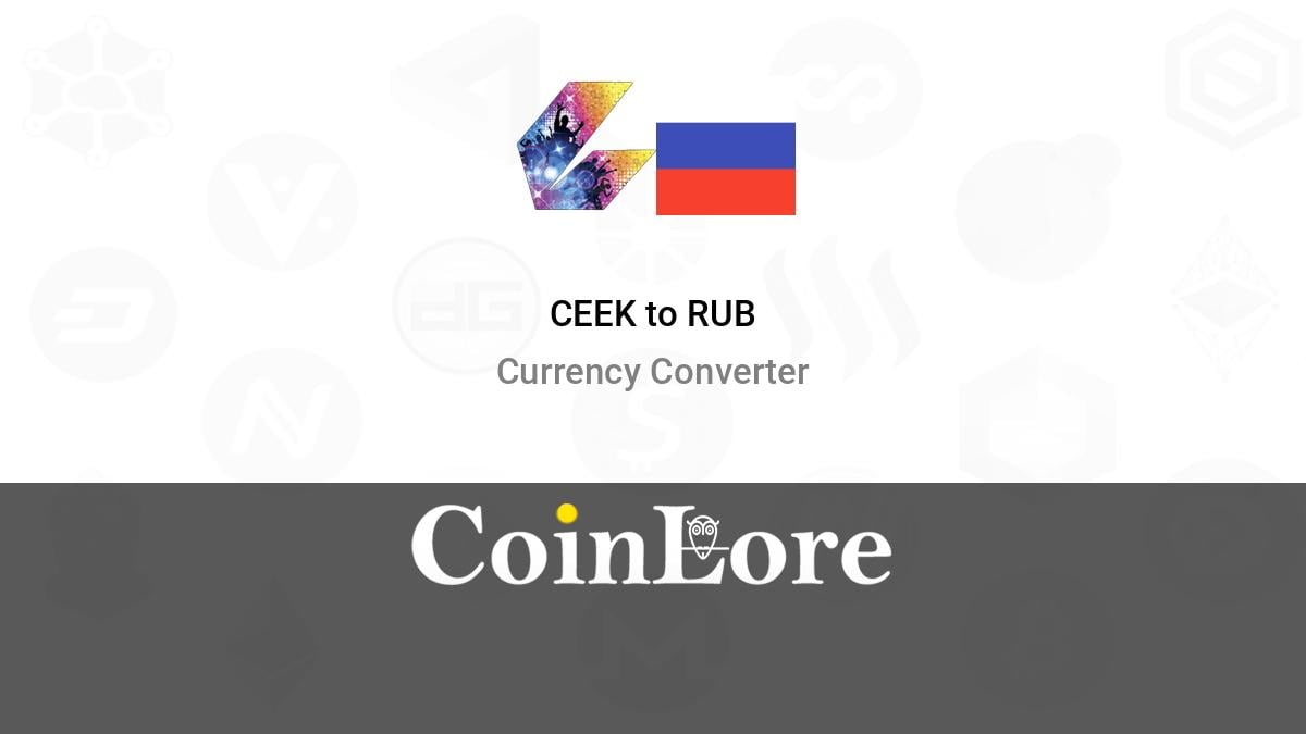 CEEK VR Price | CEEK VR Price and Live Chart - CoinDesk