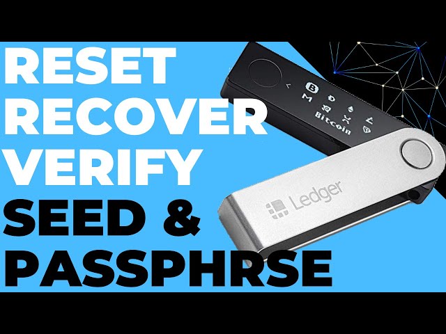 How To Verify Your Ledger Nano Recovery Seed Phrase?