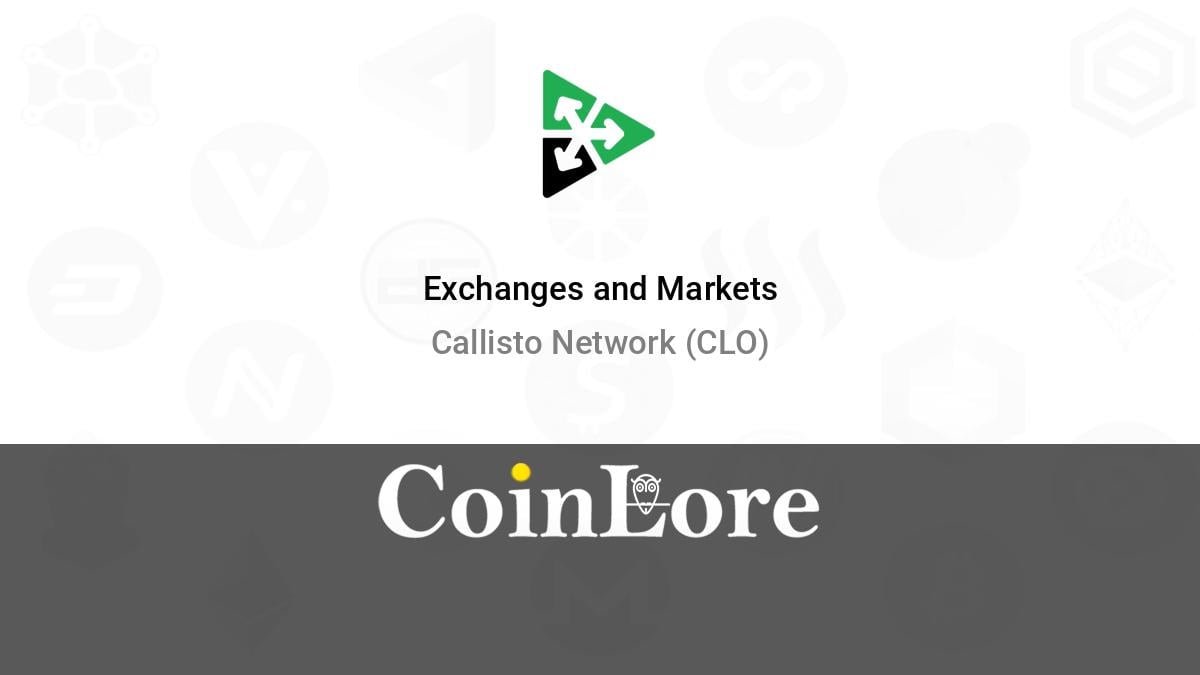 Callisto Price Today - CLO Price Chart & Market Cap | CoinCodex