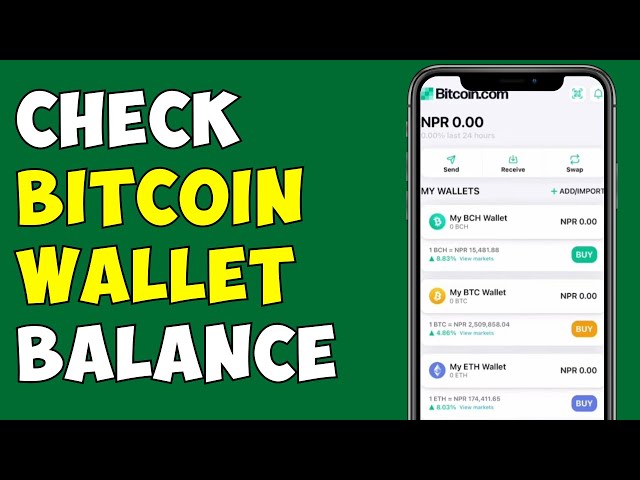 Check Bitcoin Wallet Address Balance - Online Tool | BitRef