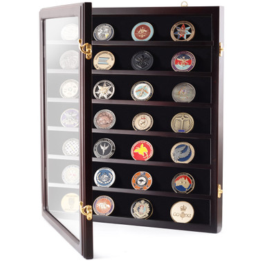 Military Challenge Coin Display Cases : American Made | Veteran Owned - Shop Now