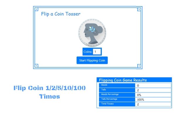 Flip a Coin Online. Free tool. Use anywhere.