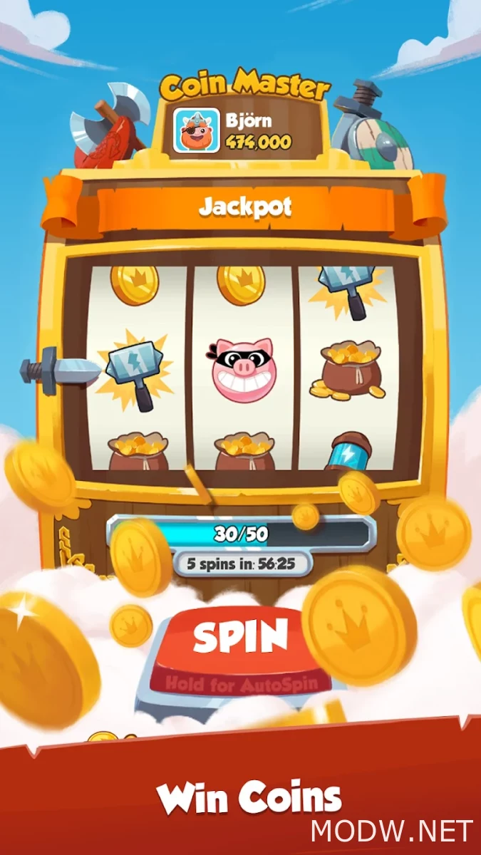 Coin Master Mod APK (Unlimited coins, spins) Download 