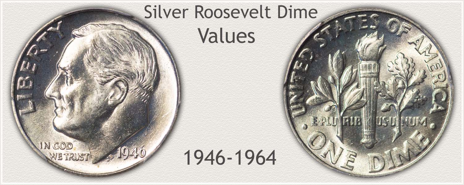 Value of Old Silver Dimes Ten Cent Coins | Price Guide