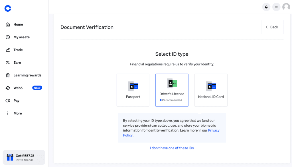 How To Bypass Coinbase ID Verification?