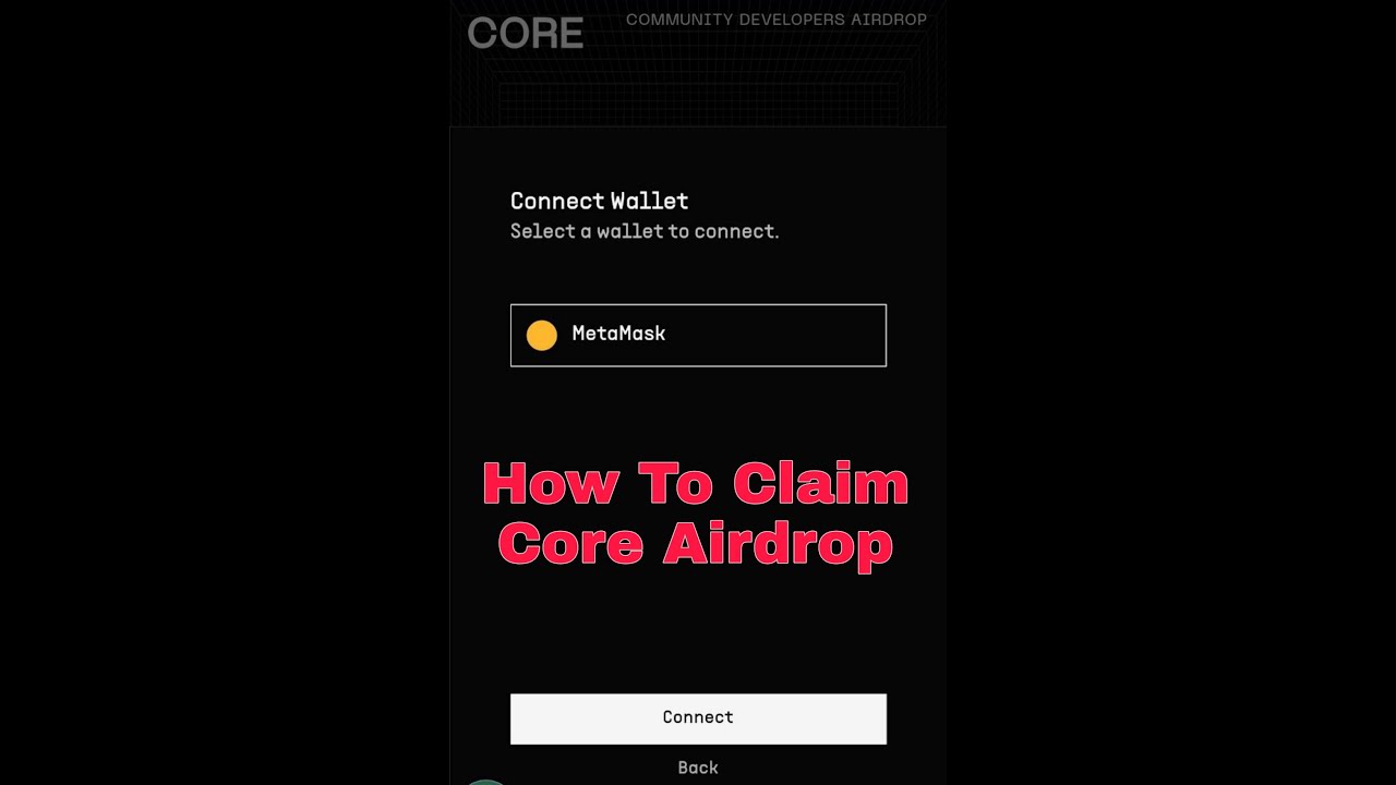 How to Claim Your $CORE Airdrop? - OKX | CoinCarp