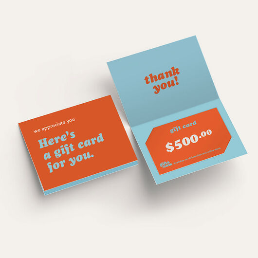 Custom Shaped Gift Cards | Plastic Printers, Inc.