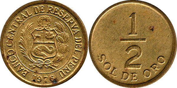 1 Sol de Oro - Peru – Numista